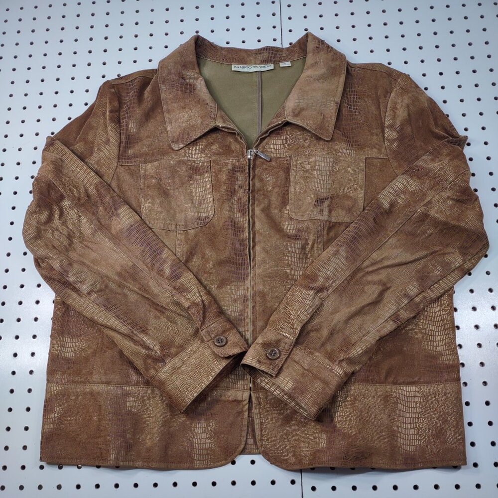 Bamboo Traders Snakeskin Jacket, Size XL